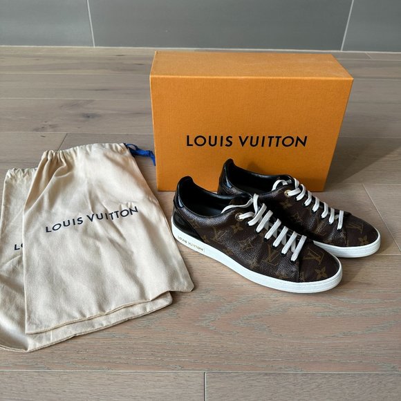 Louis Vuitton Frontrow Monogram Canvas Sneaker Size 37.5 - Picture 2 of 13